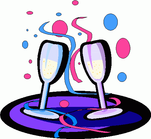 Wedding Toasting Cliparts