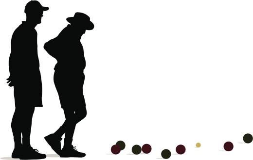 Lawn bowling clipart image