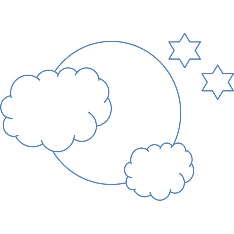 Star Cloud Cliparts