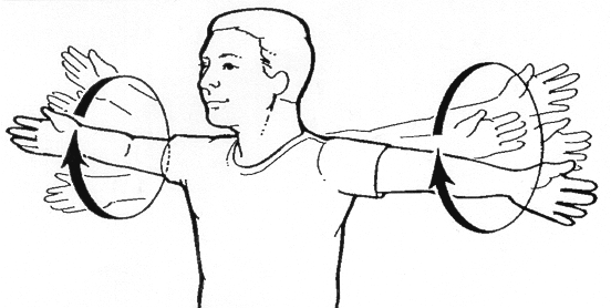 arm circles dynamic stretch - Clip Art Library