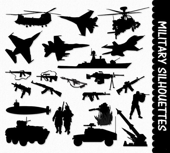 Army Clip Art Black And White