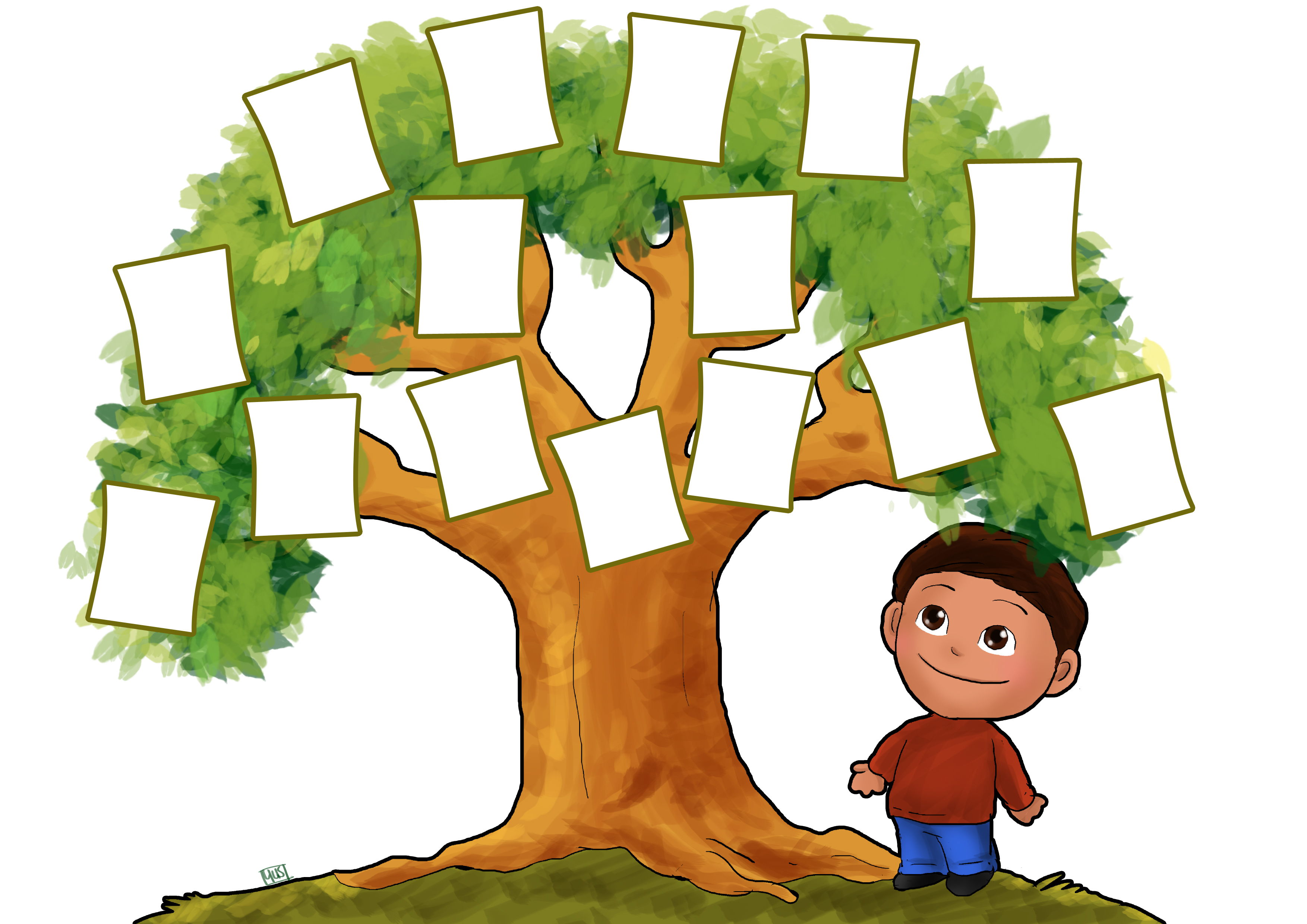 Family Tree Clipart  Family Tree Clip Art Image