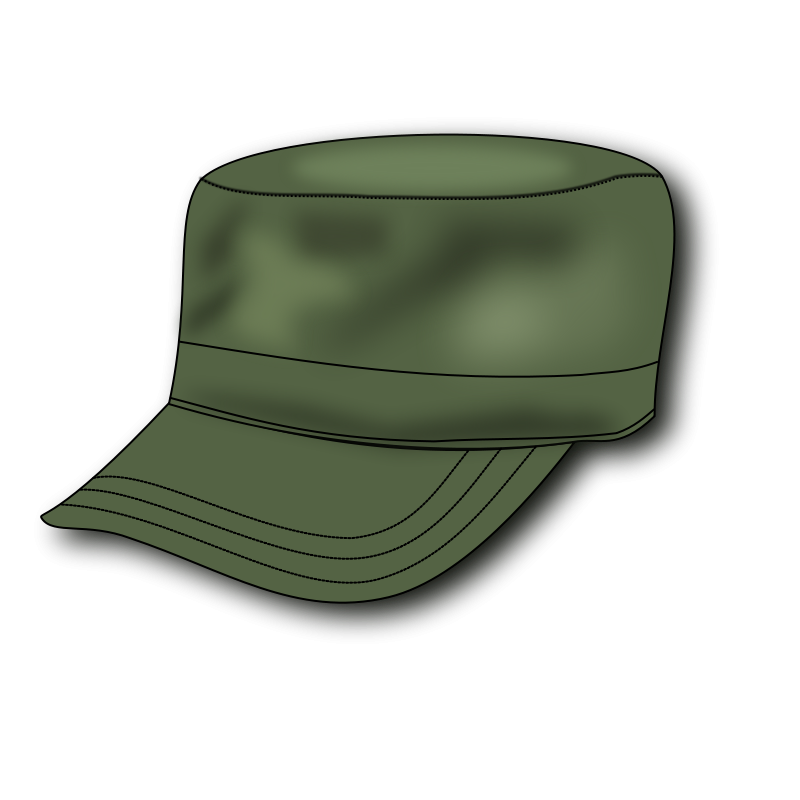 Army Camo Hat Clipart 