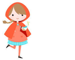 little red riding hood clipart
