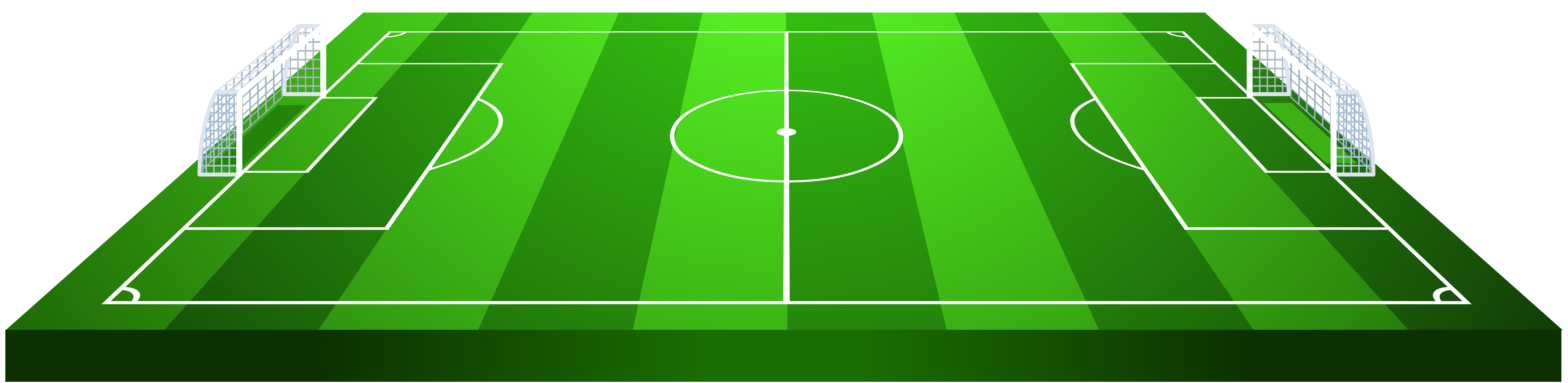 Soccer Field PNG Transparent Clip Art Image