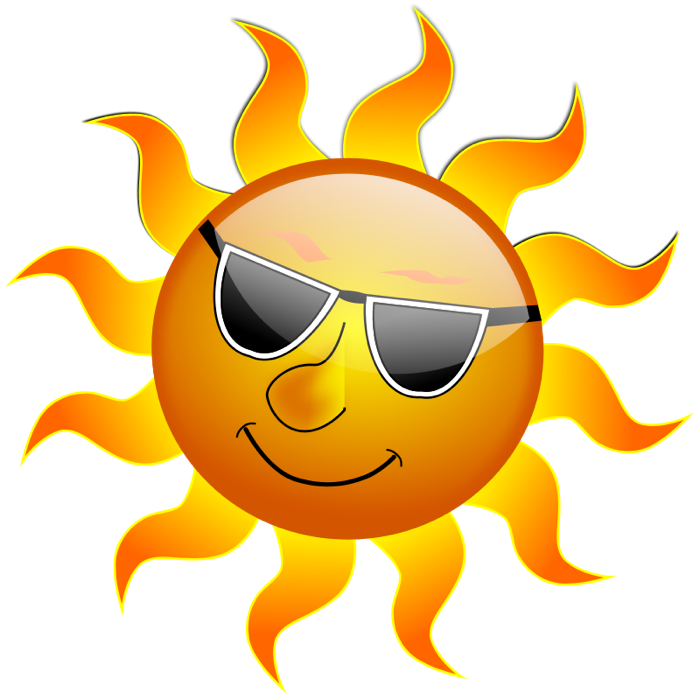 Sunny Scene Cliparts