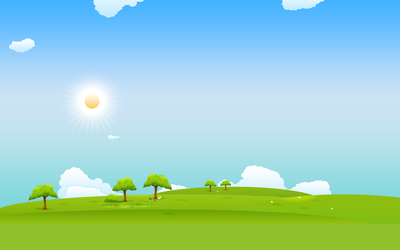 Sunny Scene Cliparts