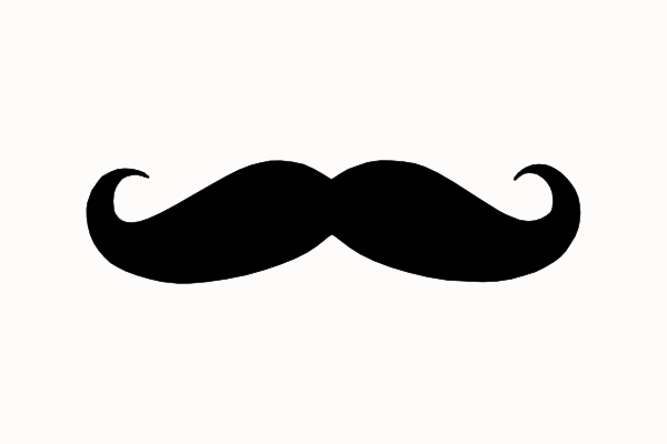 Mustache Clipart  Mustache Clip Art Image