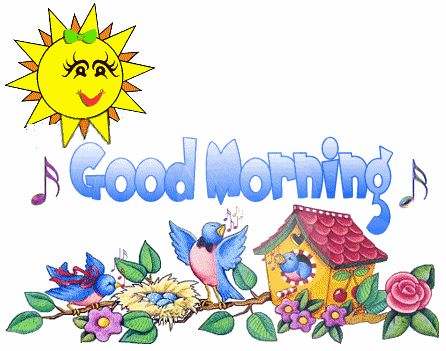 Free good morning clipart