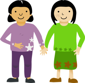 Two Friends Clipart