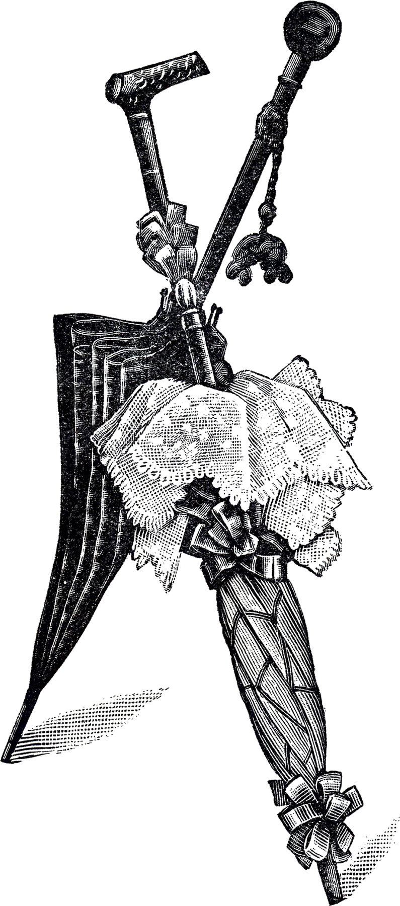 Victorian Parasol Cliparts