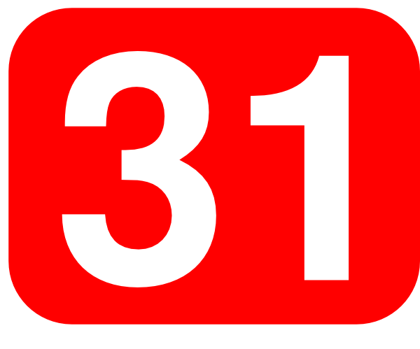 Number Thirty Cliparts