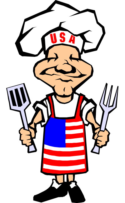 labor day cookout clip art