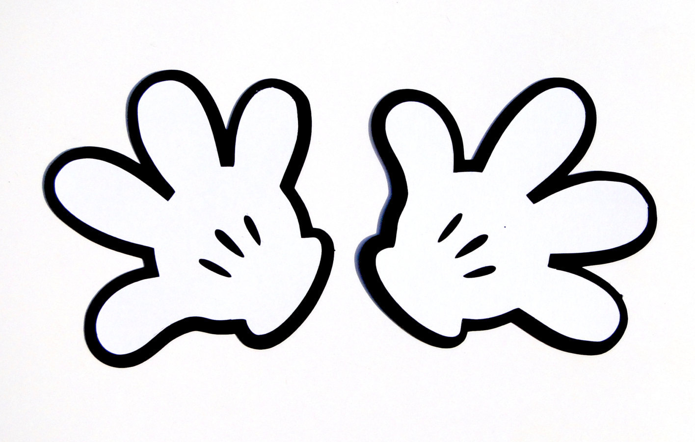 Mickey mouse hand clipart