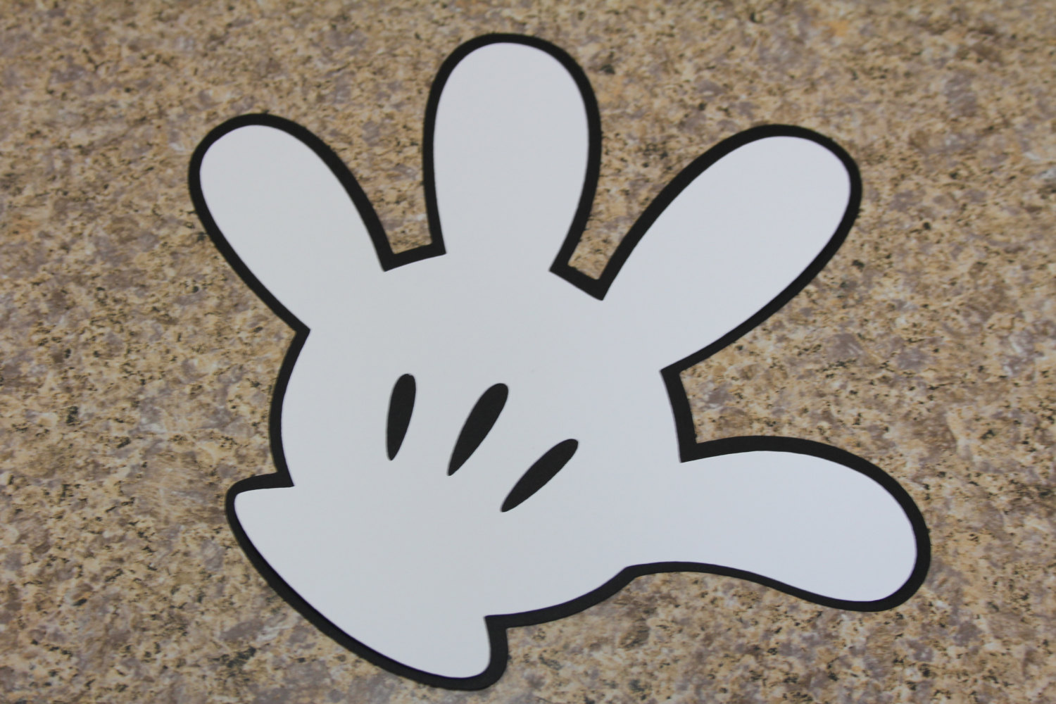 Printable Mickey Mouse Hands