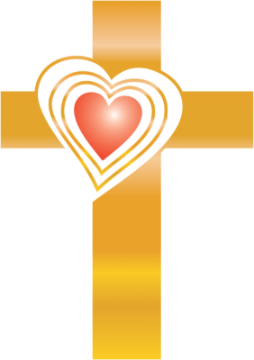 Heart And Cross Clipart