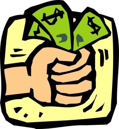 Money Hands Cliparts