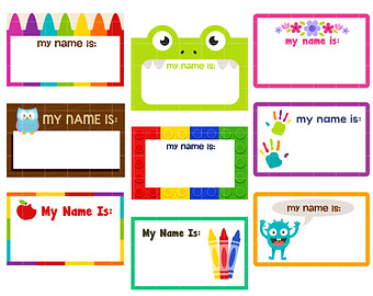 name tags clipart - Clip Art Library