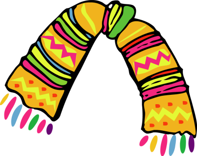 Clip Art Christmas Scarf Clipart