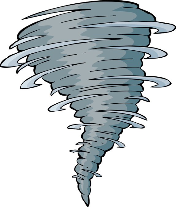 Tornado animation clipart