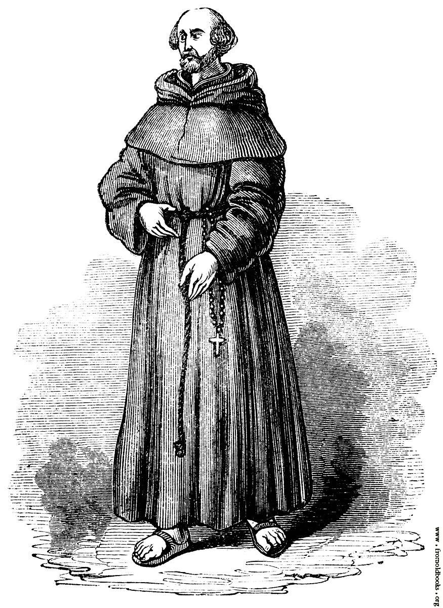 Medieval Monk Clipart