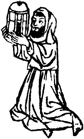 Medieval Priest Drawing 30531