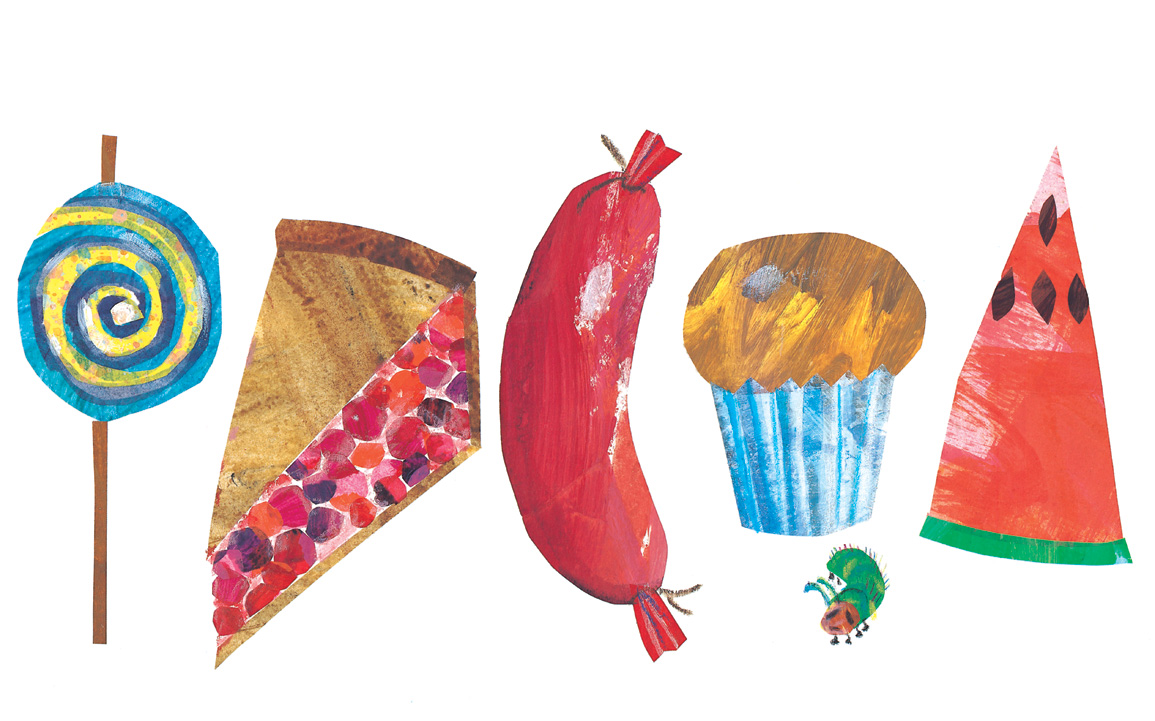 eric carle hungry caterpillar clipart free