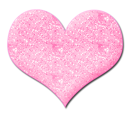 Sparkly Heart Cliparts