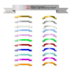 Wide Ribbon Cliparts