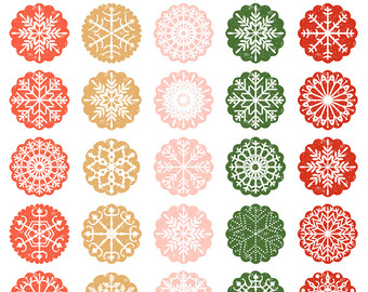 christmas label clipart – Etsy UK