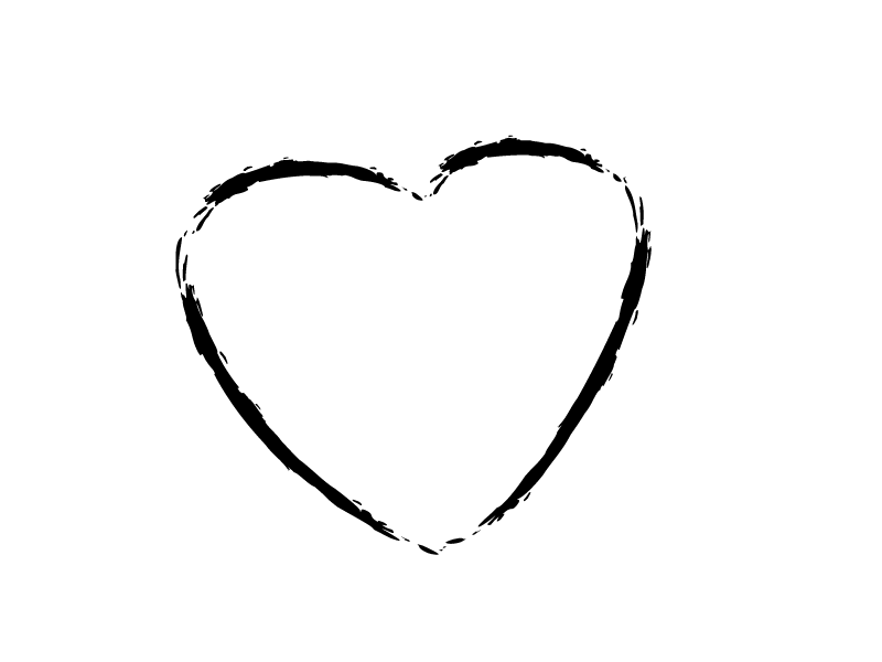 Heart Silhouette Vector