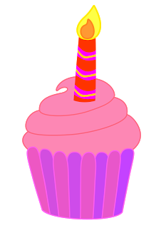 Birthday Cupcake Clipart