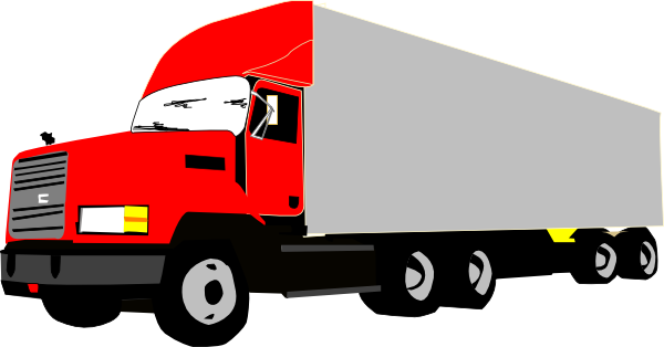 Commercial Trailer Cliparts