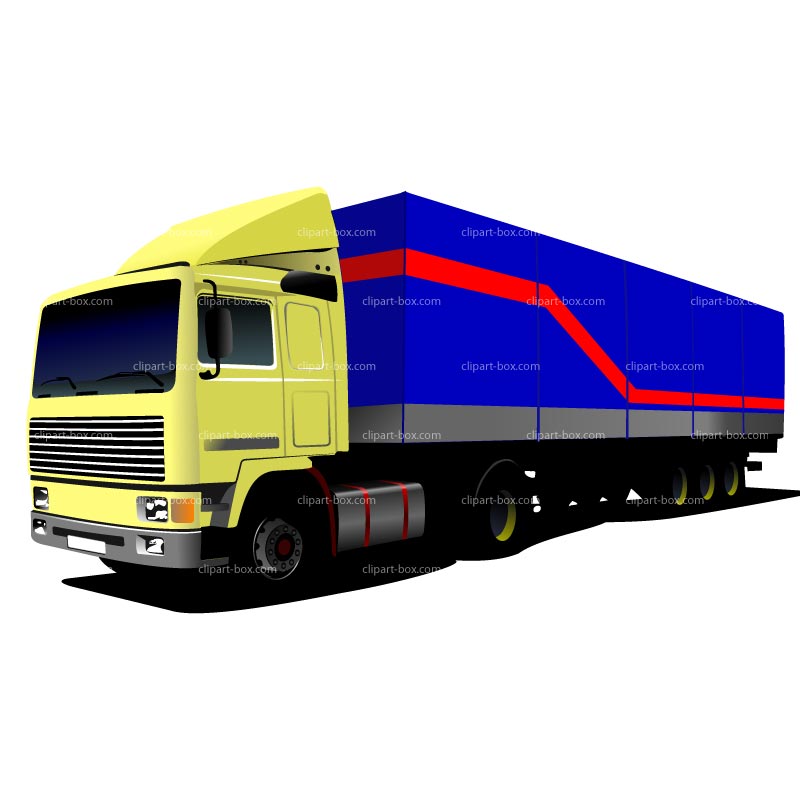 Commercial Trailer Cliparts