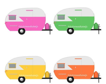 Commercial Trailer Cliparts