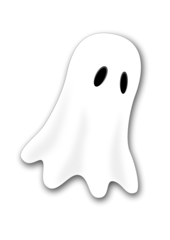 Ghost clipart blank background