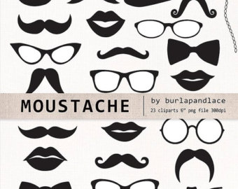 Mustache Baby Cliparts