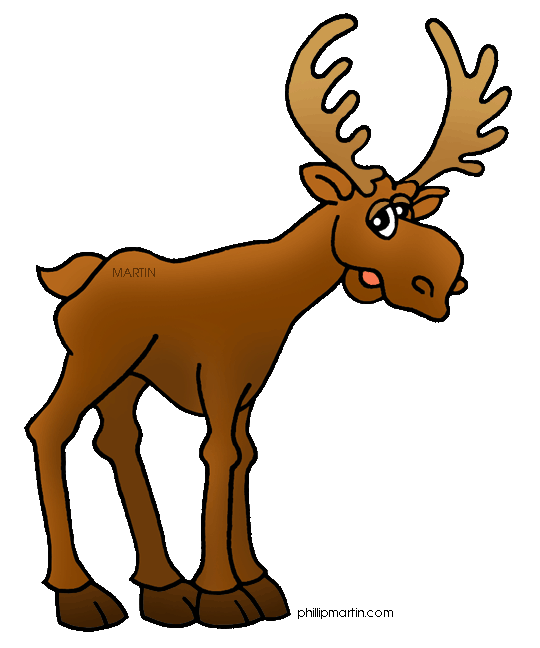 Moose Clipart Black And White
