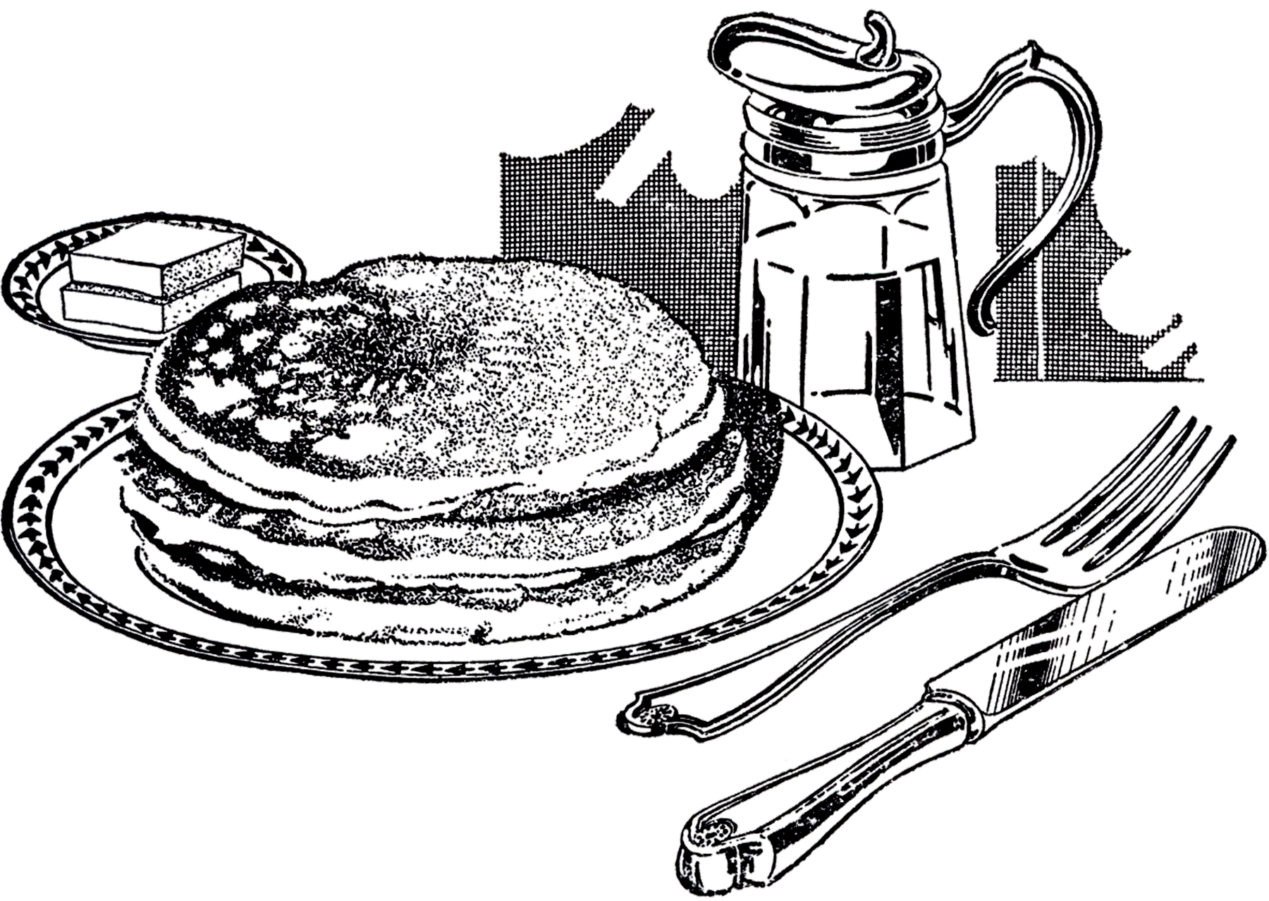 Vintage Number 1 Cliparts