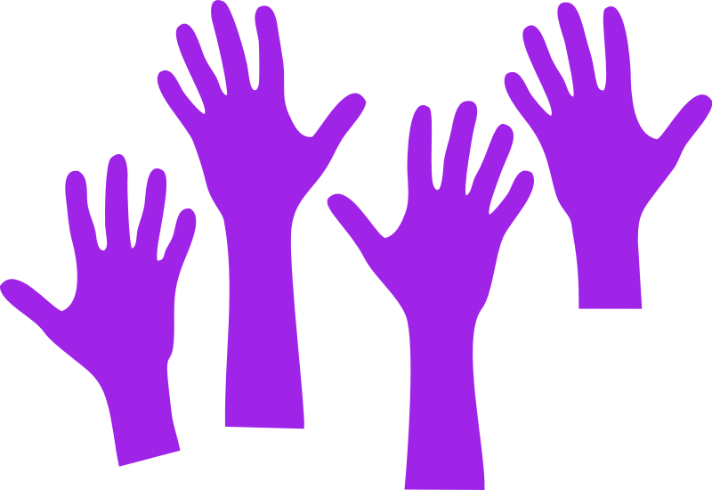 Reaching Arms Clipart