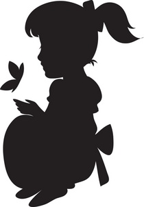 Silhouette Reaching Cliparts