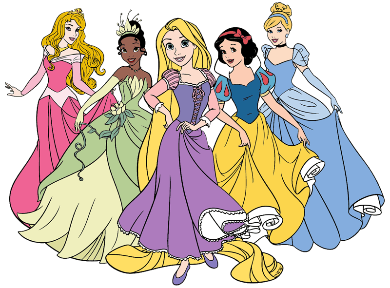 Disney Princesses Clip Art Image