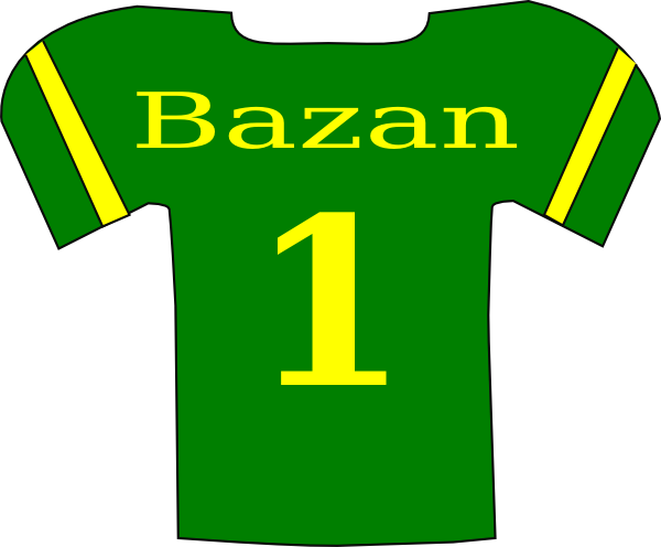 Sport Jersey Cliparts
