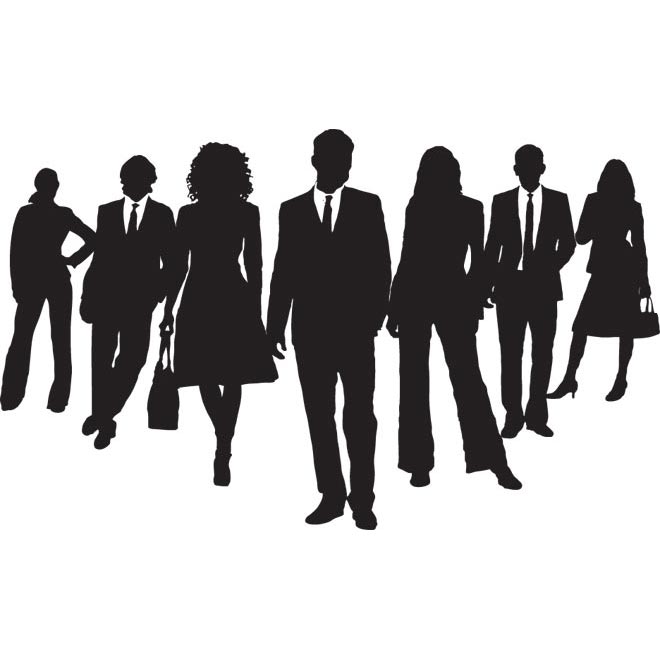 Group People Silhouette Clipart