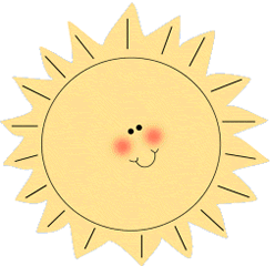 Girly Sun Cliparts