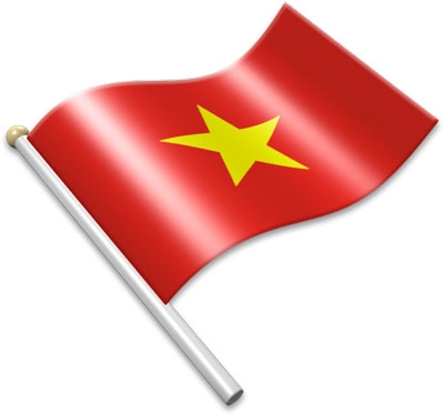 Vietnam Flag Cliparts