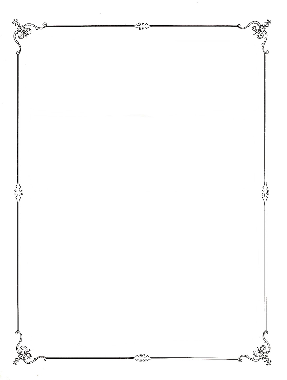 Elegant Border Clipart