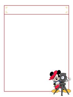 Disney page border clipart
