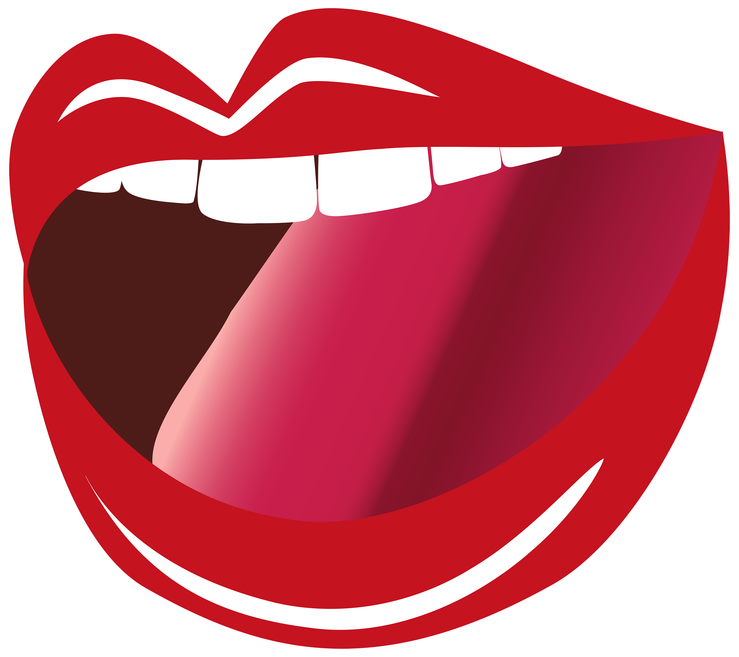 Open mouth clipart