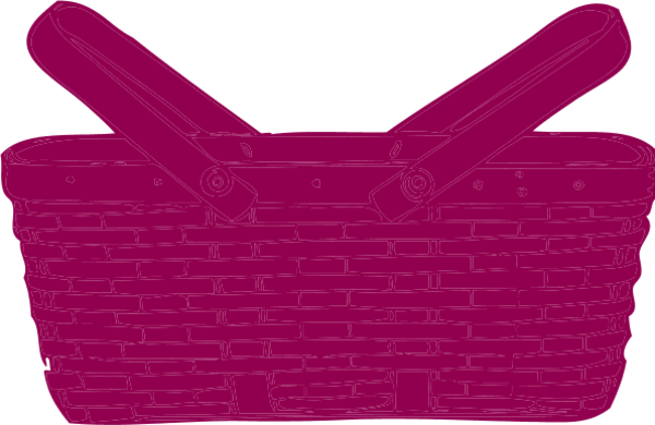 Pink Basket Cliparts